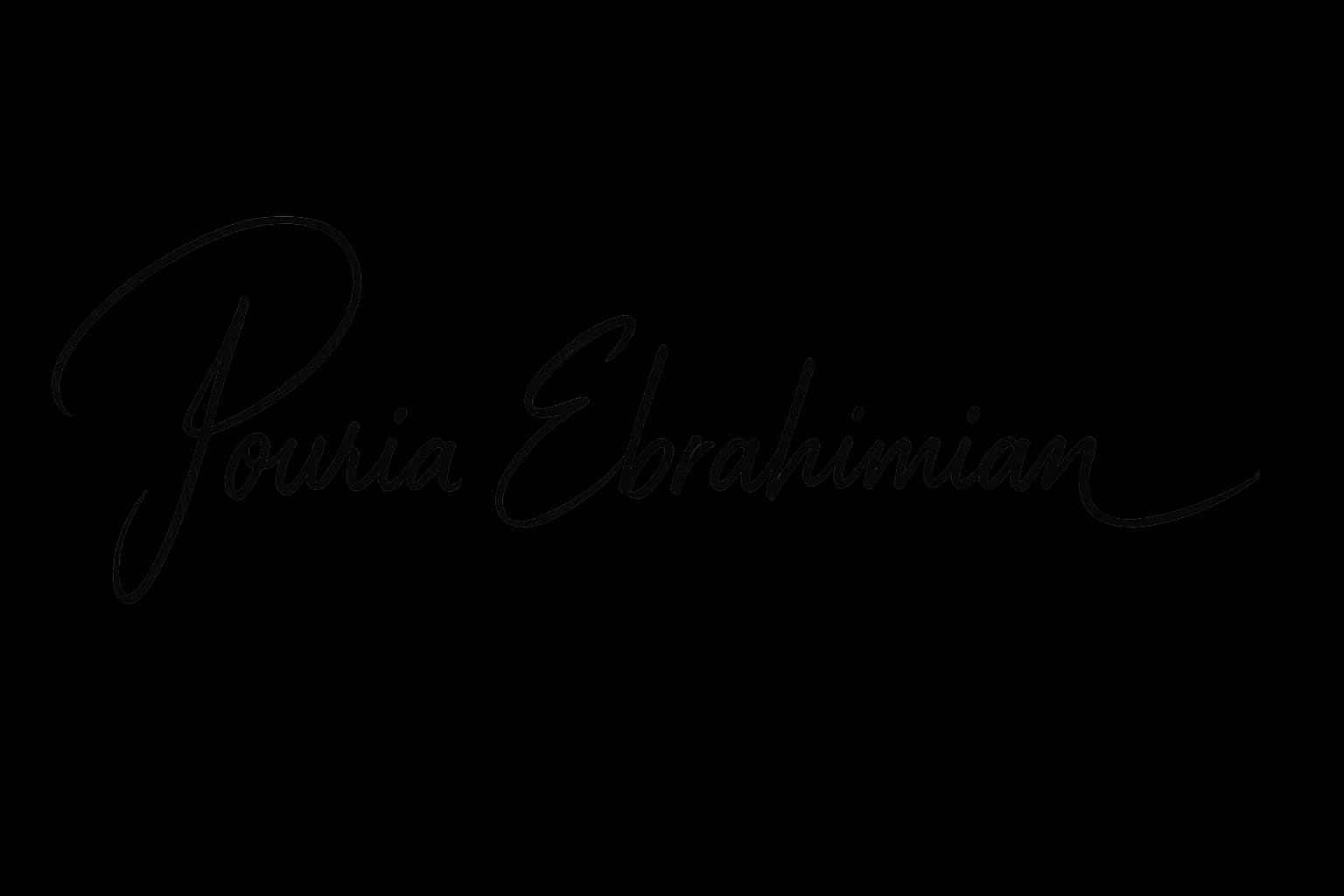 Pouria Ebrahimian signature